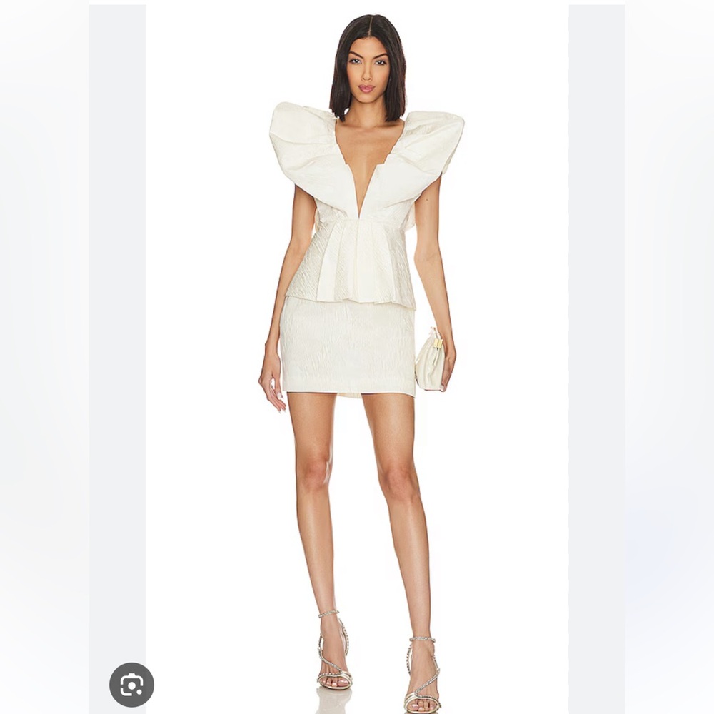 Calin-Mixed Media Mini Dress - Ronny Kobo. Size 2. NWT